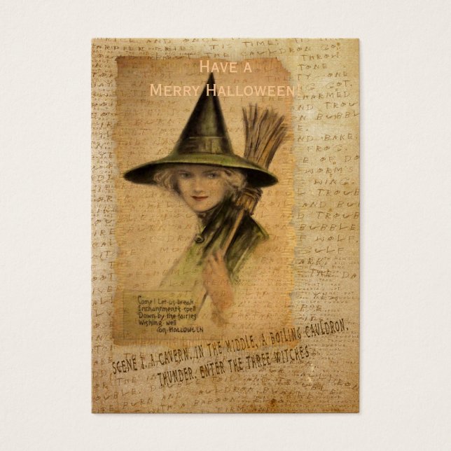 Charming Witch Visitkort (Framsidan)