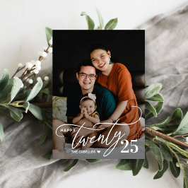 Charmisk tjugo lyckligt nytt år vykort