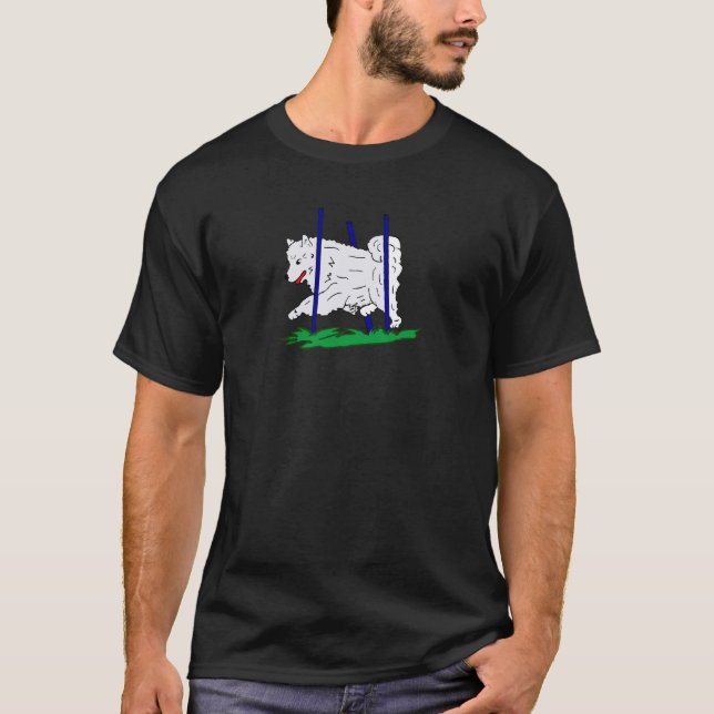 Charolette samoyeden t-shirt (Framsida)