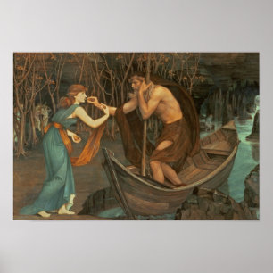 Charon och Psyche Poster