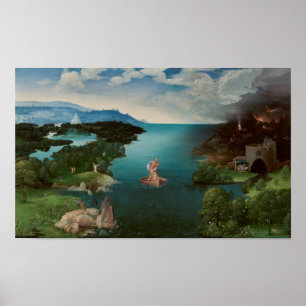 Charon som korsar Styx Poster