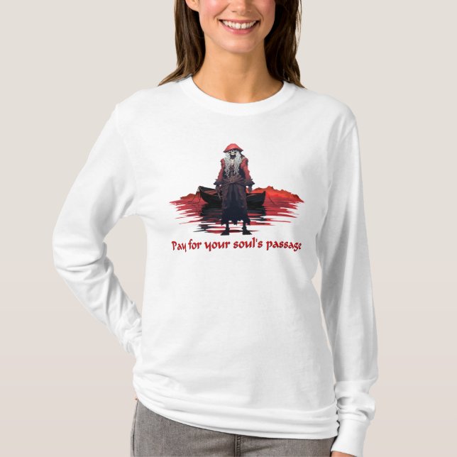 Charon the Underworld Boatman T Shirt (Framsida)