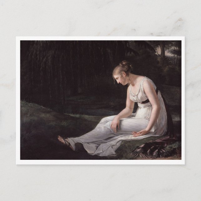 Charpentier, Constance Marie - Melancholy Vykort (Framsida)