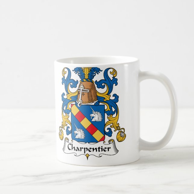 Charpentier familjvapensköld kaffemugg (Höger)
