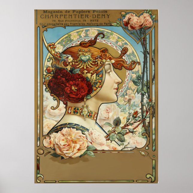 Charpentier från Louis Theophile - Art nouveau Poster (Framsidan)