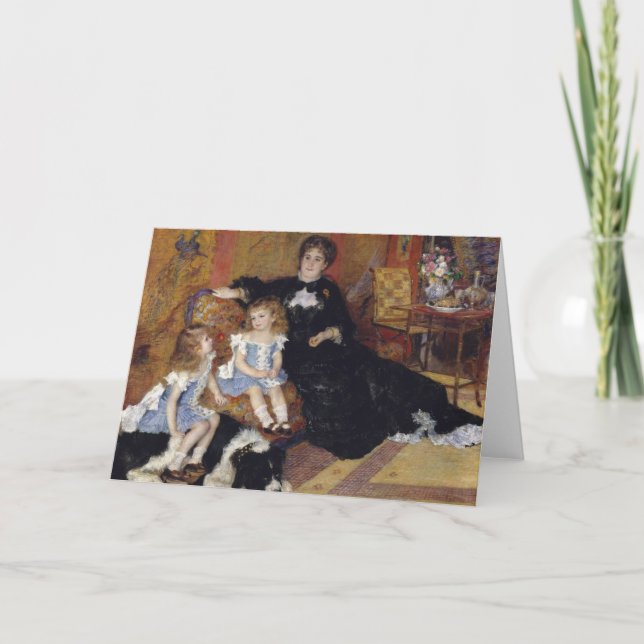 Charpentier från Renoir Impressionist Painting Kort (Framsida)