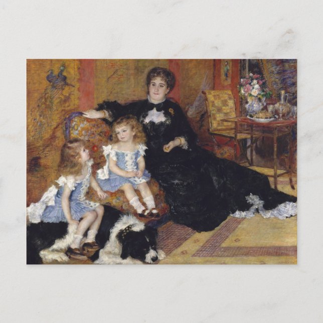 Charpentier från Renoir Impressionist Painting Vykort (Framsida)