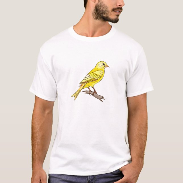 Charry kanariefågel tee (Framsida)