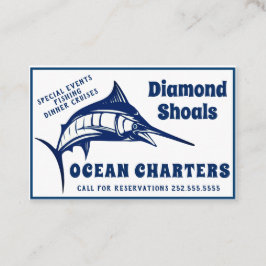 Charter för hav för blåttMarlindesign Visitkort