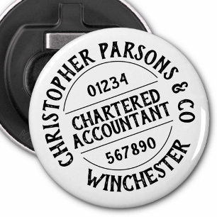 Chartered Accountant Flasköppnare