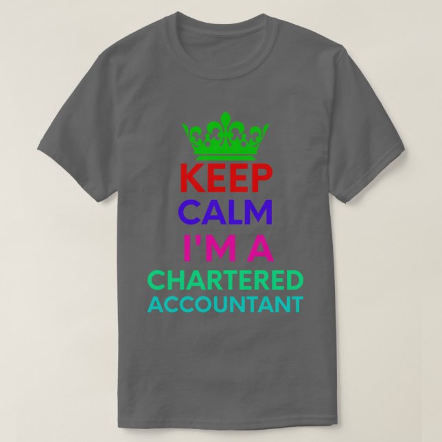 Chartered Accountant Gift T Shirt (Design framsida)