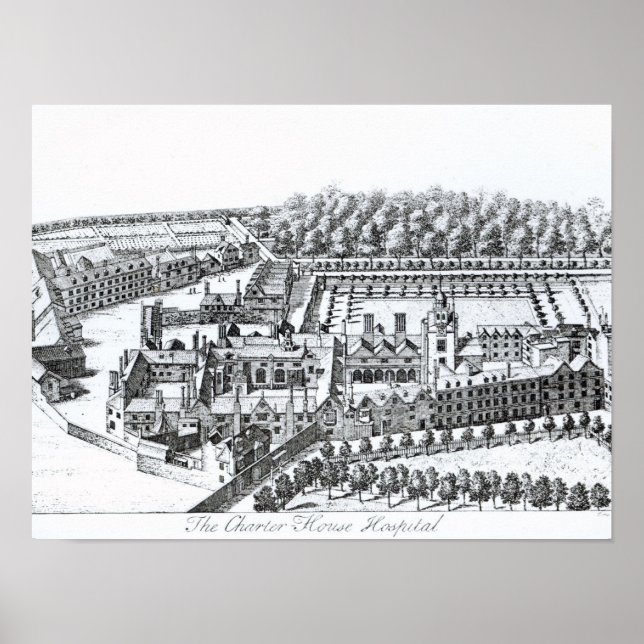 Charterhouse Hospital, 1720 Poster (Framsidan)