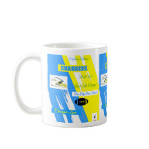 Charterlagets utformning av kaffe mugg