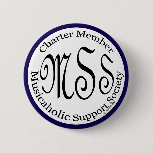 Chartermedlemmen Musicaholsupport Society Knapp