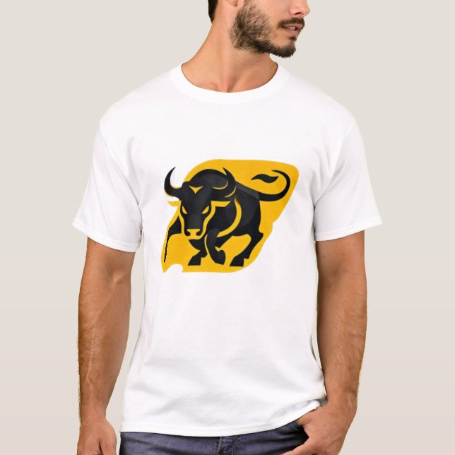 Charting Bull - Power i Rörelse T Shirt (Framsida)