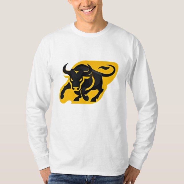 Charting Bull - Power i Rörelse T Shirt (Framsida)