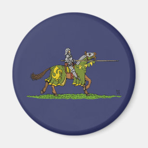 Charting Medieval Knight Magnet