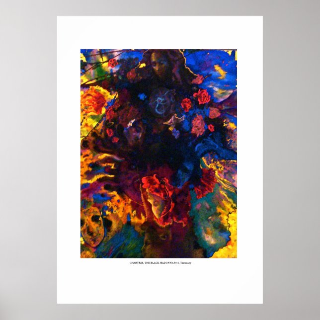 CHARTRES - BLACK MADONNA by S.Tammany Poster (Framsidan)