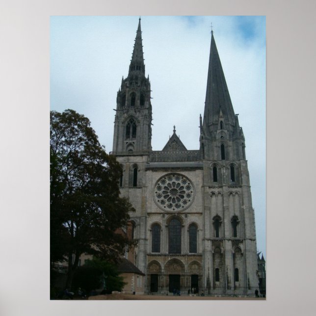 Chartres katedral poster (Framsidan)