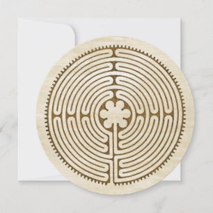Chartres Labyrinth - Andlig Symbol Antique 1