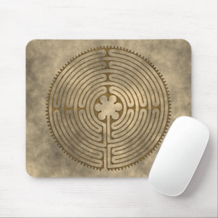 Chartres Labyrinth - Andlig Symbol Antique 1 Musmatta