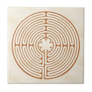 Chartres Labyrinth Kakelplatta