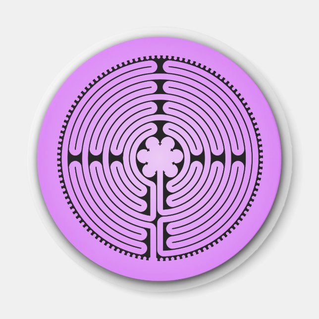 Chartres Labyrinth Magnet (Framsidan)
