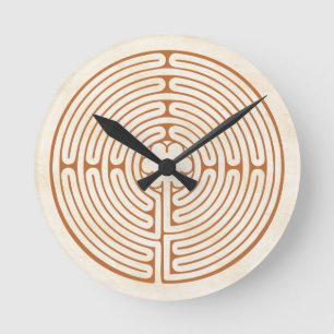 Chartres Labyrinth Rund Klocka