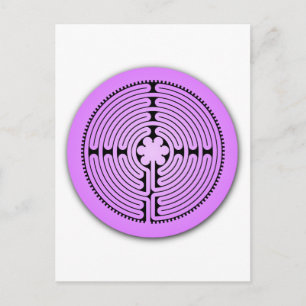 Chartres Labyrinth Vykort