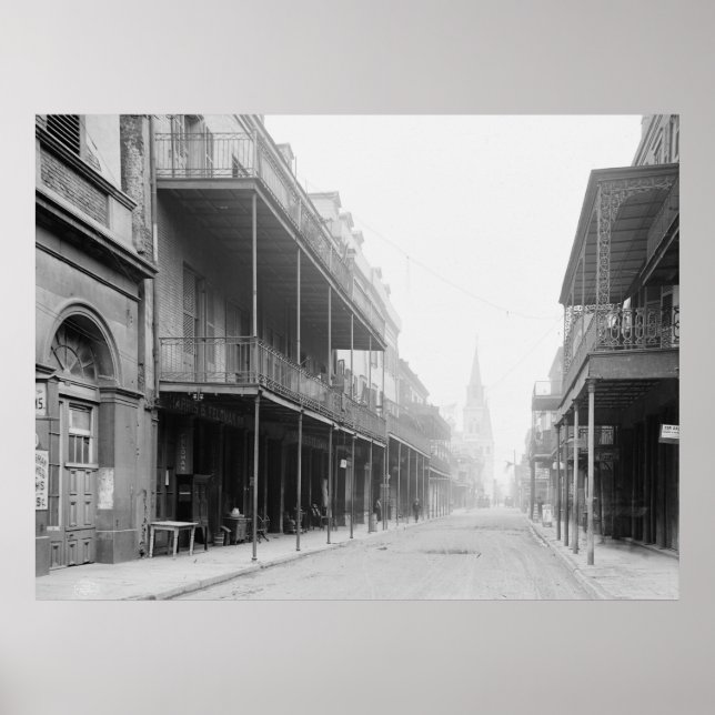 Chartres Street Poster (Framsidan)