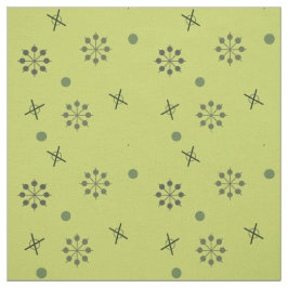 Chartreuse, atomålder, sputnik Starbursts Tyg