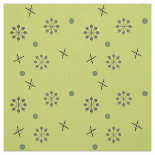 Chartreuse, atomålder, sputnik Starbursts Tyg