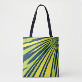 Chartreuse-, Blue- och Gult-geometri Tygkasse