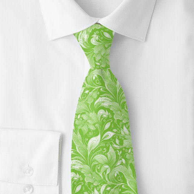 Chartreuse Botanisk Batik Slips (Skapare uppladdad)