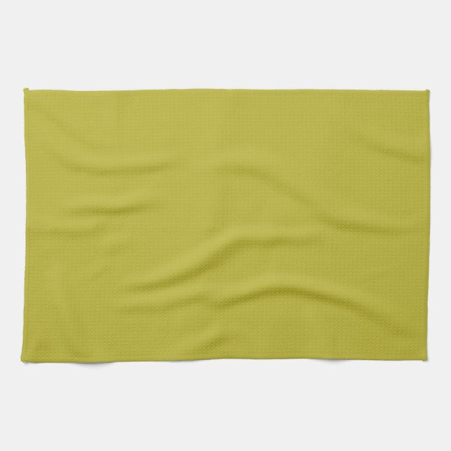 Chartreuse Färg Gulgrön Minimalistisk Enfärgad  Kökshandduk (Horisontell)
