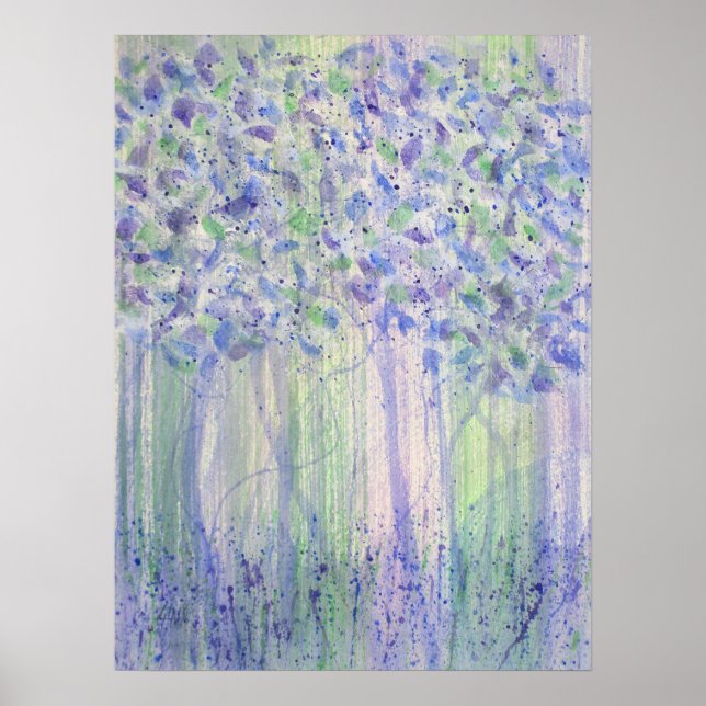 Chartreuse Figs Watercolor Poster (Framsidan)