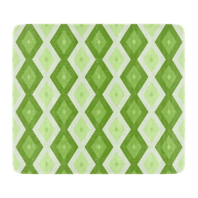 Chartreuse green diamond pattern (Framsidan)