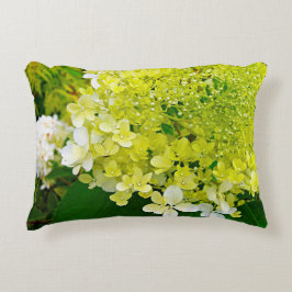 Chartreuse Grön, Limelight Hortensia, Prydnadskudde