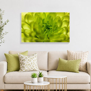 Chartreuse Grön Mamma Lindad Canvas