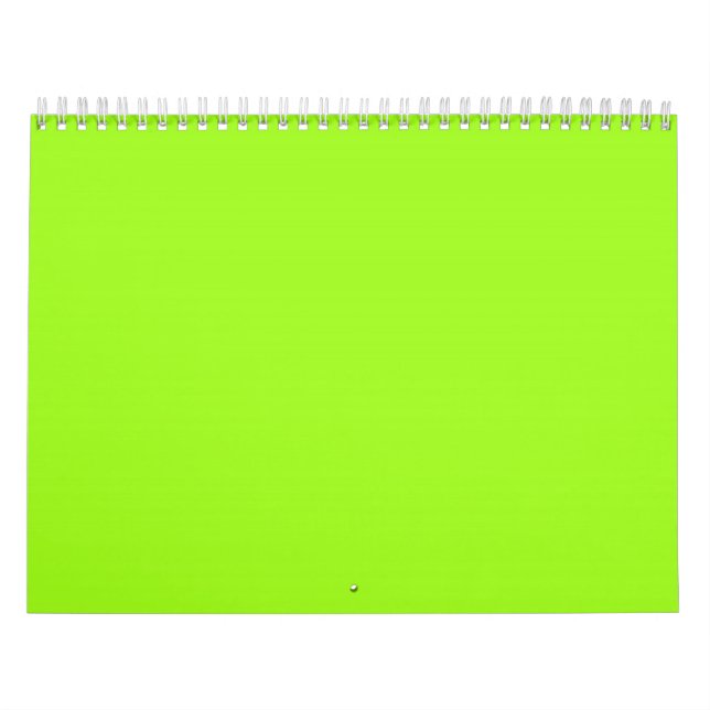 Chartreuse Grönt Background på en kalender (Omslag)