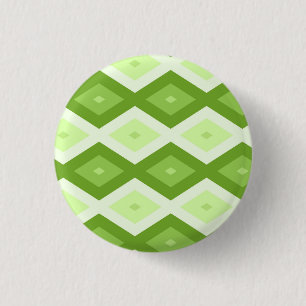 Chartreuse grönt diamant mönster knapp
