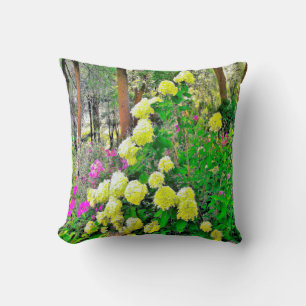 Chartreuse Grönt Limelight Hydrangea Garden Kudde