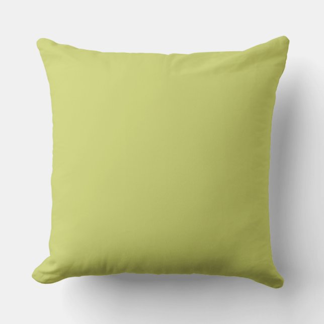 Chartreuse Gul Senap Grön Kudde (Framsida)