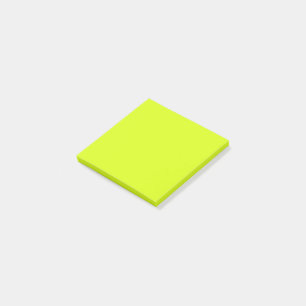 Chartreuse-Gult (färg i fast form) Post-it Block