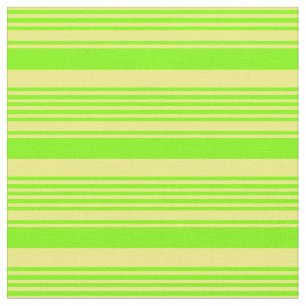 Chartreuse & Gult Linjer Tyg
