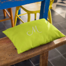 Chartreuse gult - monogrammad