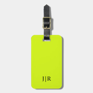 Chartreuse Gult solid färg Bagagebricka