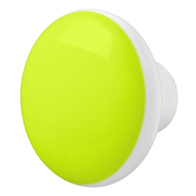 Chartreuse Gult solid färg Knopp (Höger)