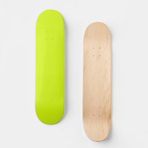 Chartreuse Gult solid färg Mini Skateboard Bräda 18,5 Cm