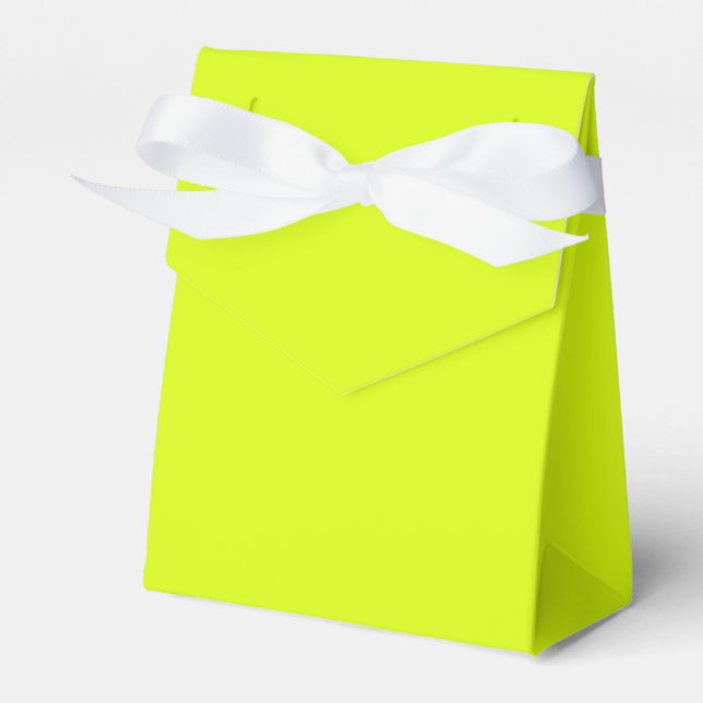 Chartreuse Gult solid färg Presentaskar (Framsidan Sidan)